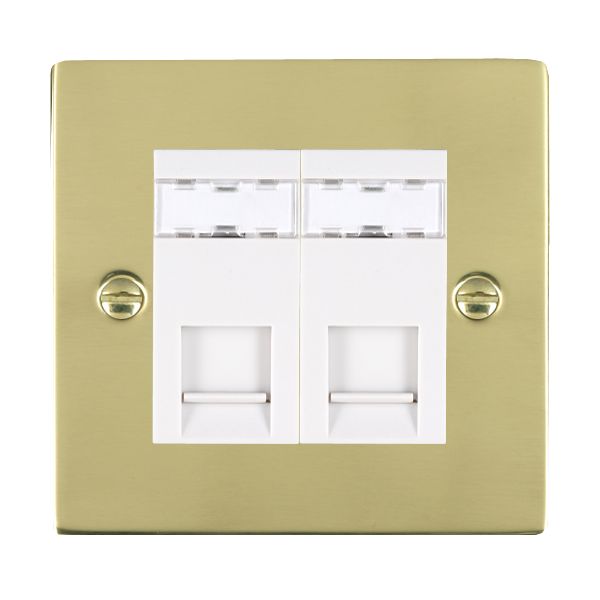 Hamilton 812J45W - Sher PB 2g RJ45 CAT5E Unshielded WH