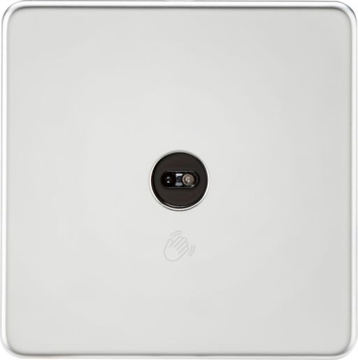 Knightsbridge SFTS1PC Screwless 1-way Touchless Switch - Polished Chrome KB Knightsbridge - Sparks Warehouse