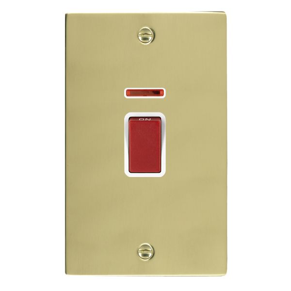 Hamilton 8145VW - Sher PB 45A DP+NEON VERTICAL Red Rkr/WH