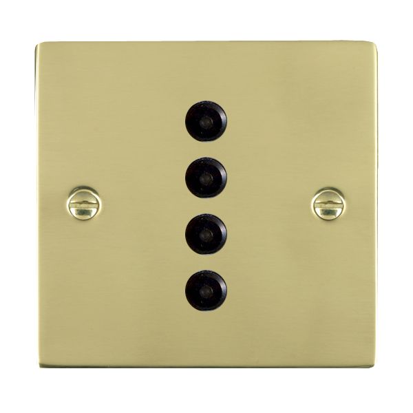 Hamilton 814SL-BL - Sm-Lig Sheer Polished Brass 4SL Black