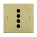 Hamilton 814SL-BL - Sm-Lig Sheer Polished Brass 4SL Black