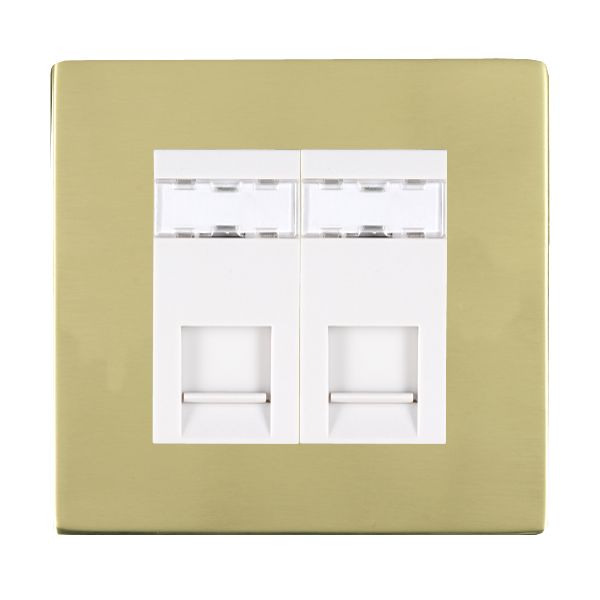 Hamilton 81C2J45W - Sher CFX PB 2g RJ45 CAT5E Unshielded WH