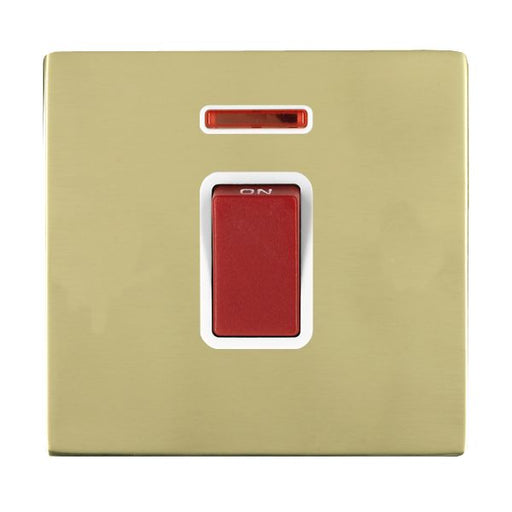 Hamilton 81C45NW - S-CFX PB 1g 45A Double Pole+N Red Rkr/WH