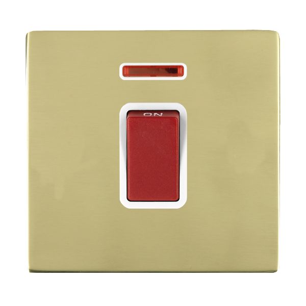 Hamilton 81C45NW - S-CFX PB 1g 45A Double Pole+N Red Rkr/WH