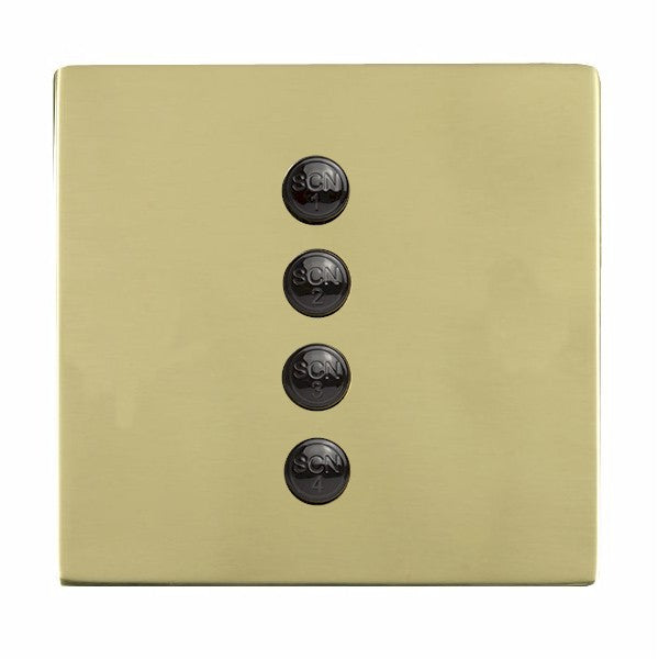 Hamilton 81C4SL-BL - Sm-Lig Sheer CFX Polished Brs 4SL Black