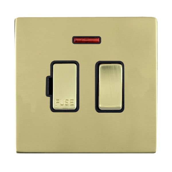 Hamilton 81CSPNPB-B - S-CFX PB 13A DP Fused Spur+N PB/BL