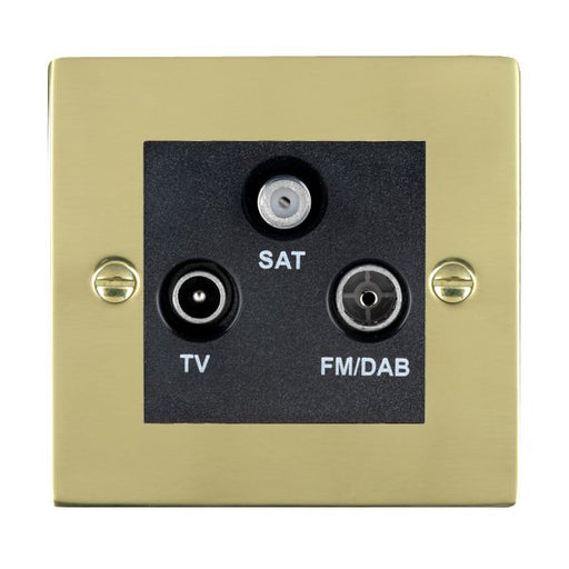 Hamilton 81DTRIDB - Sher PB Non-Isolat DAB TV+FM+SAT BL