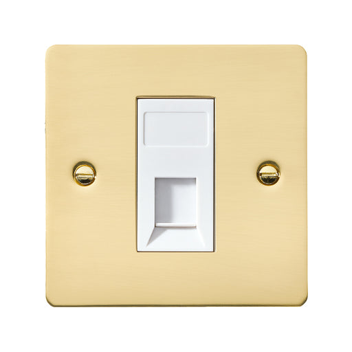 Hamilton 81J12W - Sher PB 1g RJ12 Outlet-Unshield WH