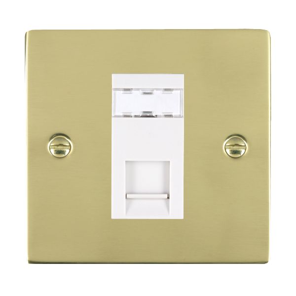 Hamilton 81J45W - Sher PB 1g RJ45 CAT5E Unshielded WH