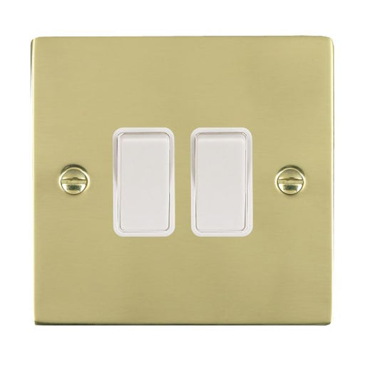 Hamilton 81R22WH-W - Sher PB 2g 10AX 2 Way Rkr WH/WH