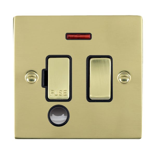 Hamilton 81SPNCPB-B - Sher PB 13A DP Fuse SP+N+CO PB/BL