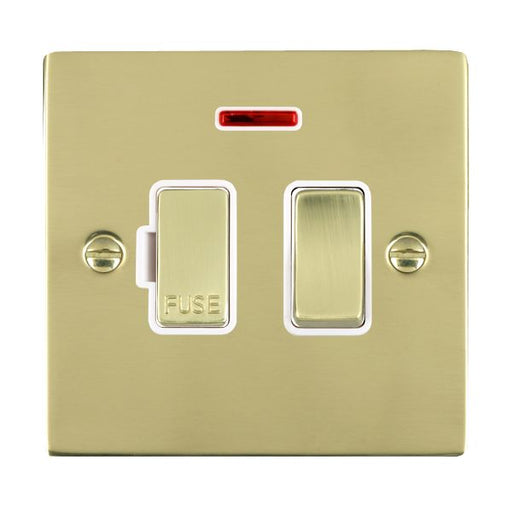 Hamilton 81SPNPB-W - Sher PB 13A DP Fused Spur+N PB/WH