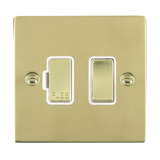 Hamilton 81SPPB-W - Sher PB 1g 13A DP Fused Spur PB/WH