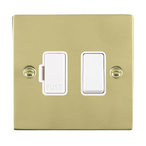 Hamilton 81SPWH-W - Sher PB 1g 13A DP Fused Spur WH/WH