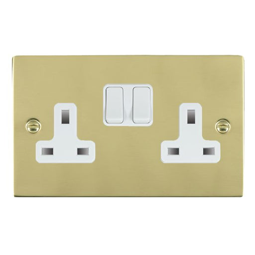 Hamilton 81SS2WH-W - Sher PB 2g 13A DP Swt Skt WH/WH