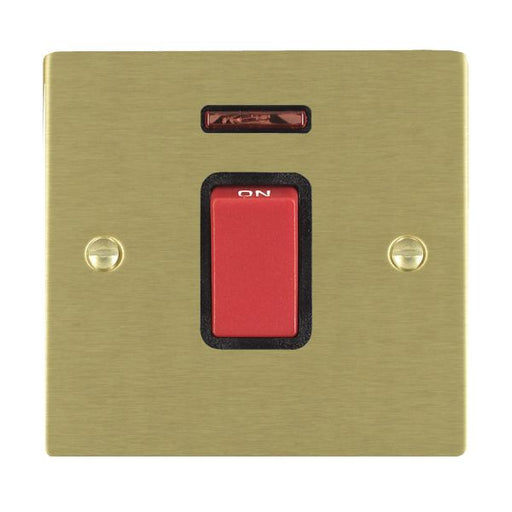 Hamilton 8245NB - Sher SB 1g 45A Double Pole+N Red Rkr/BL