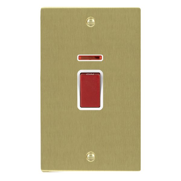 Hamilton 8245VW - Sher SB 45A DP+NEON VERTICAL Red Rkr/WH