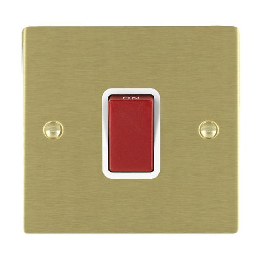 Hamilton 8245W - Sher SB 1g 45A Double Pole Red Rkr/WH