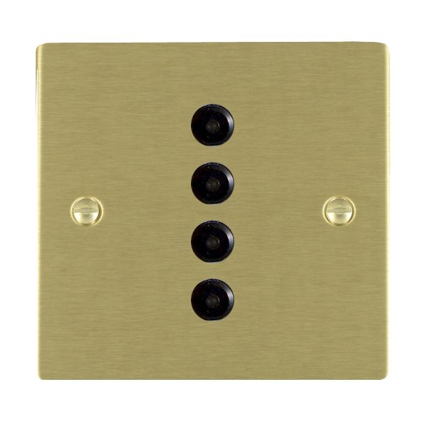 Hamilton 824SL-BL - Sm-Lig Sheer Satin Brass 4SL Black