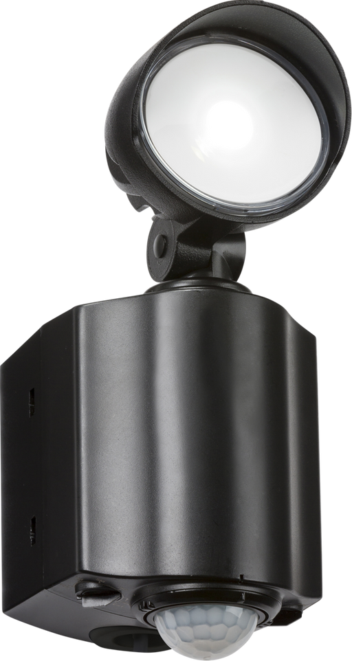 Knightsbridge FL8ABK IP44 8W LED Spot Black Security Light with PIR Floodlight Knightsbridge - Sparks Warehouse