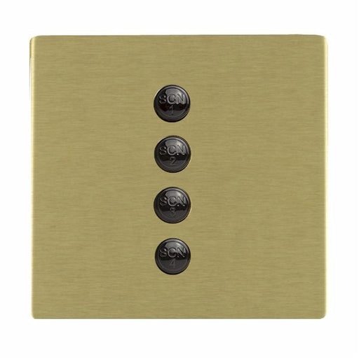 Hamilton 82C4SL-BL - Sm-Lig Sheer CFX Satin Brass 4SL Black