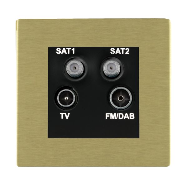 Hamilton 82CDENTB - Sher CFX SB Non-Isolated TV+FM+2XSAT BL