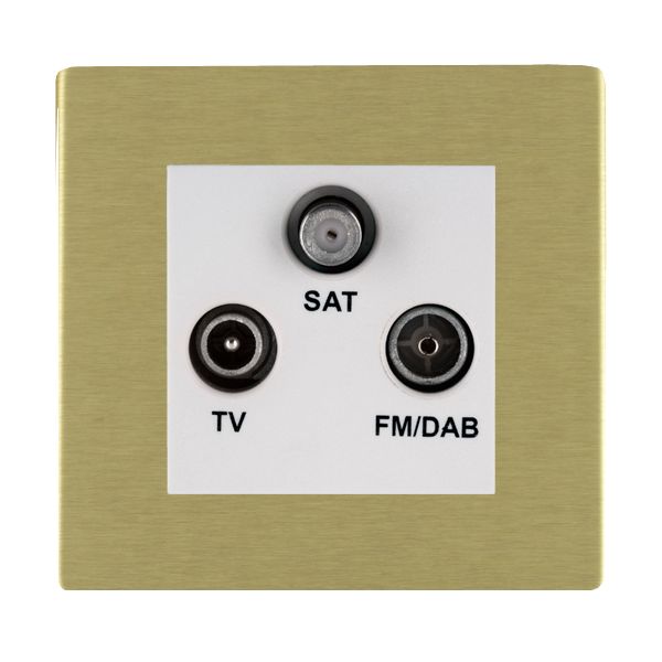 Hamilton 82CDTRIDW - Sher CFX SB Non-Isolat DAB TV+FM+SAT WH