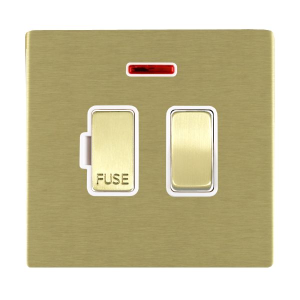 Hamilton 82CSPNSB-W - S-CFX SB 13A DP Fused Spur+N SB/WH