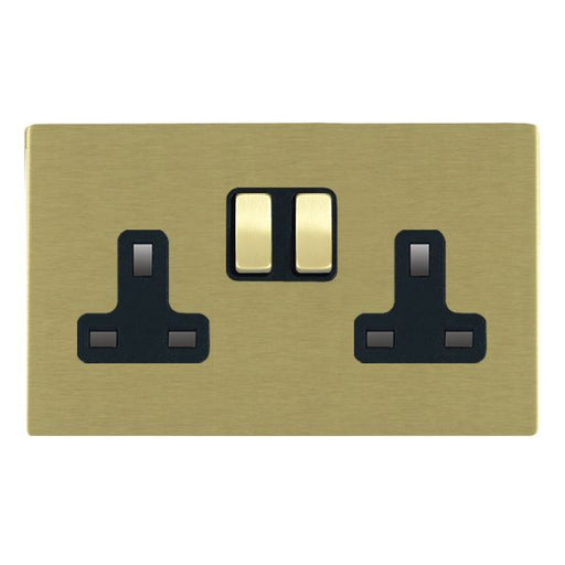 Hamilton 82CSS2SB-B - Sher CFX SB 2g 13A DP Swt Skt SB/BL