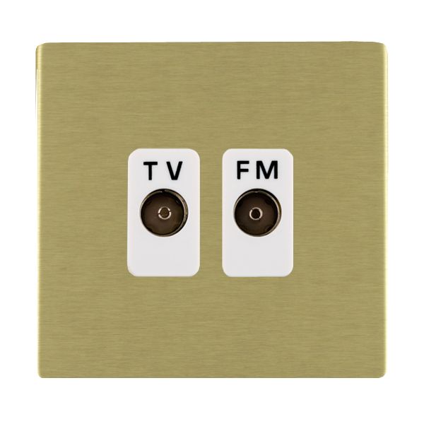 Hamilton 82CTVFMW - S-CFX SB Isolat TV/FM Diplex 1in/2out WH