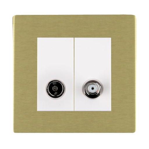 Hamilton 82CTVSATW - S-CFX SB 2g N-Isol TV+Sat 2in/2out WH