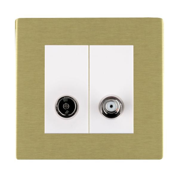 Hamilton 82CTVSATW - S-CFX SB 2g N-Isol TV+Sat 2in/2out WH