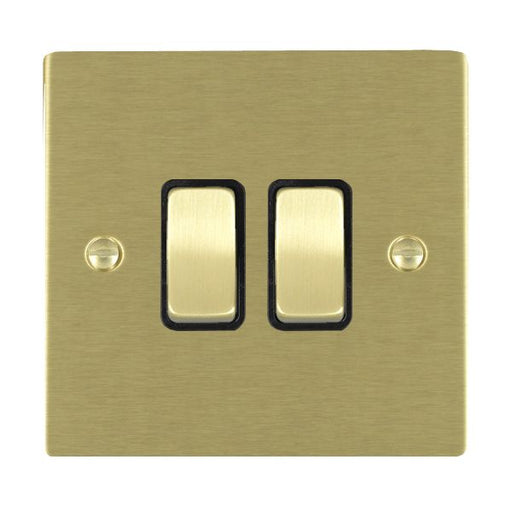 Hamilton 82R22SB-B - Sher SB 2g 10AX 2 Way Rkr SB/BL