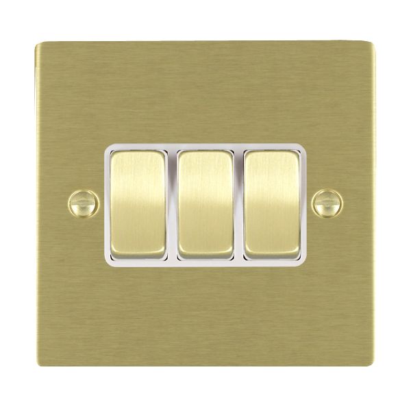 Hamilton 82R23SB-W - Sher SB 3g 10AX 2 Way Rkr SB/WH