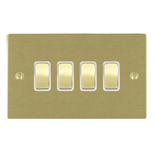 Hamilton 82R24SB-W - Sher SB Rkr 2 Way 4g 10AX SB/WH