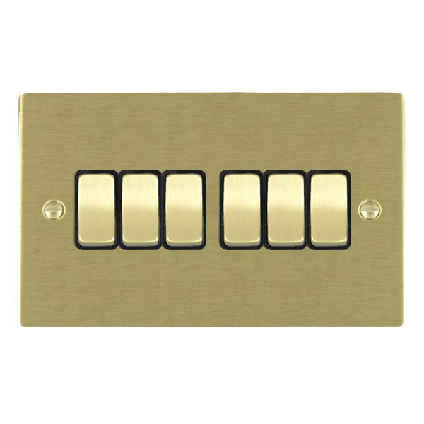 Hamilton 82R26SB-B - Sher SB 6g 10AX 2 Way Rkr SB/BL