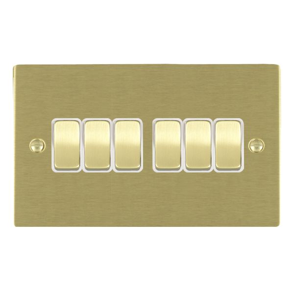 Hamilton 82R26SB-W - Sher SB 6g 10AX 2 Way Rkr SB/WH