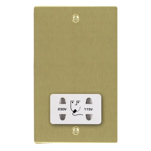 Hamilton 82SHSW - Sher SB Shaver Dual Volt Socket WH