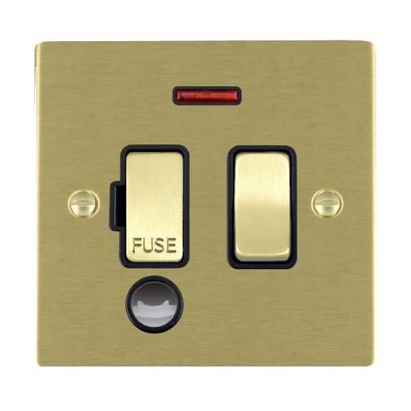 Hamilton 82SPNCSB-B - Sher SB 13A DP Fuse SP+N+CO SB/BL