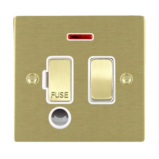 Hamilton 82SPNCSB-W - Sher SB 13A DP Fuse SP+N+CO SB/WH