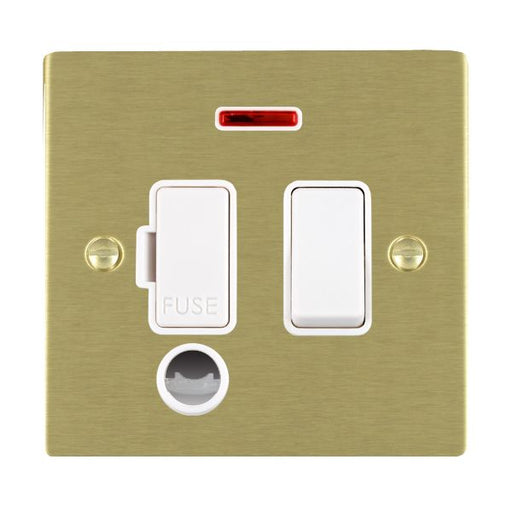 Hamilton 82SPNCWH-W - Sher SB 13A DP Fuse SP+N+CO WH/WH