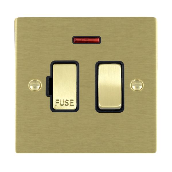 Hamilton 82SPNSB-B - Sher SB 13A DP Fused Spur+N SB/BL