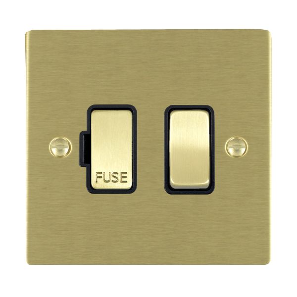 Hamilton 82SPSB-B - Sher SB 1g 13A DP Fused Spur SB/BL