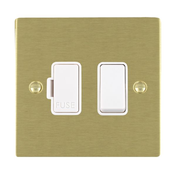 Hamilton 82SPWH-W - Sher SB 1g 13A DP Fused Spur WH/WH