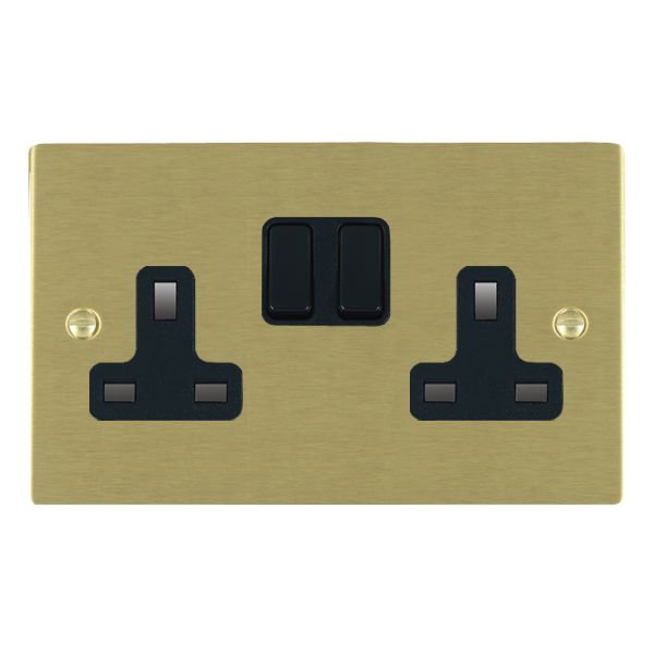 Hamilton 82SS2BL-B - Sher SB 2g 13A DP Swt Skt BL/BL