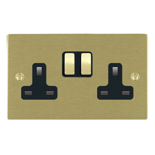 Hamilton 82SS2SB-B - Sher SB 2g 13A DP Swt Skt SB/BL