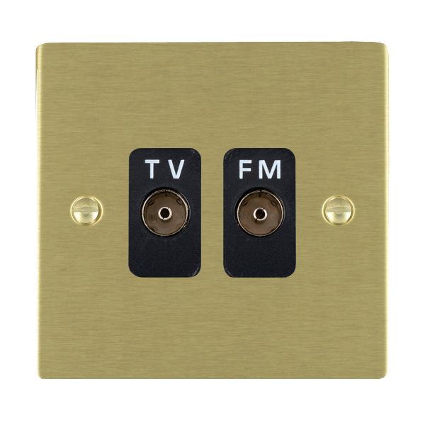 Hamilton 82TVFMB - Sher SB Isolat TV/FM Diplex 1in/2out BL