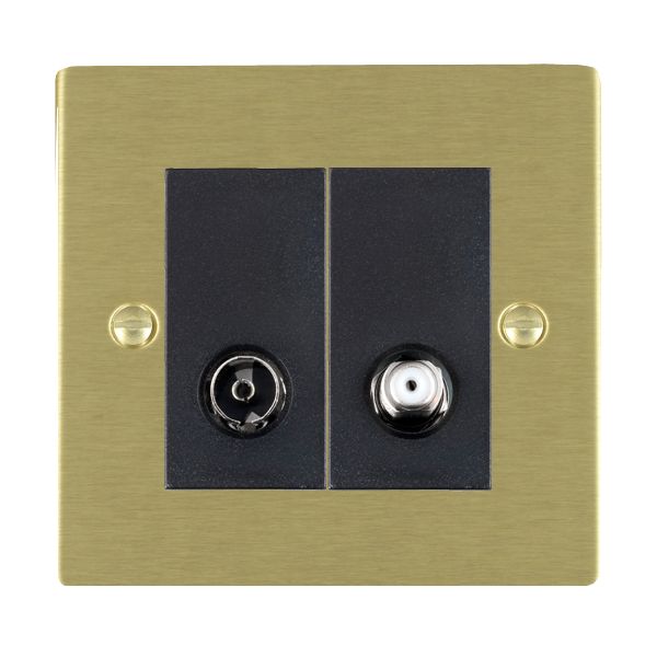 Hamilton 82TVSATB - Sher SB 2g N-Isol TV+Sat 2in/2out BL