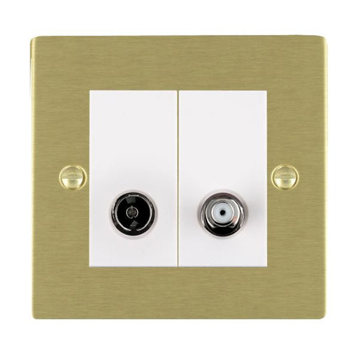 Hamilton 82TVSATW - Sher SB 2g N-Isol TV+Sat 2in/2out WH