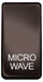 BG Nexus GRMWBN Grid Rocker Labelled  *MICROWAVE* Black Nickel - BG - sparks-warehouse